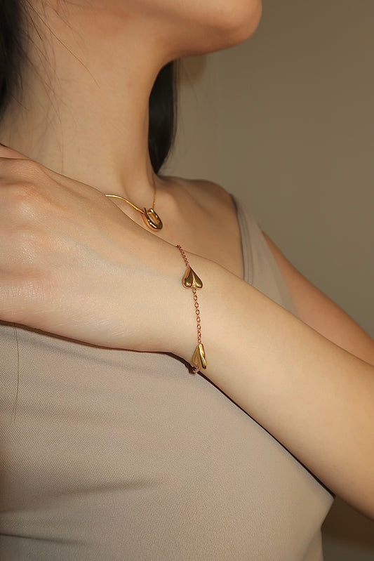 Heart Charm Bracelet