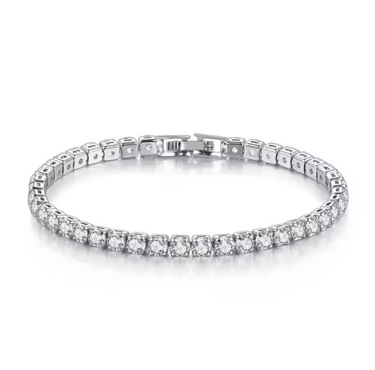 Silver Tennis Bracelet