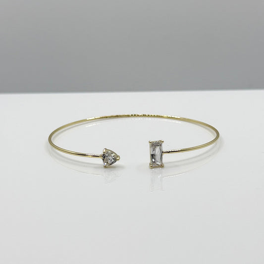 Crystal open cuff