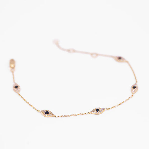 Multiple Evil Eye Bracelet