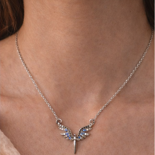 Phoenix Necklace – Gold & Silver