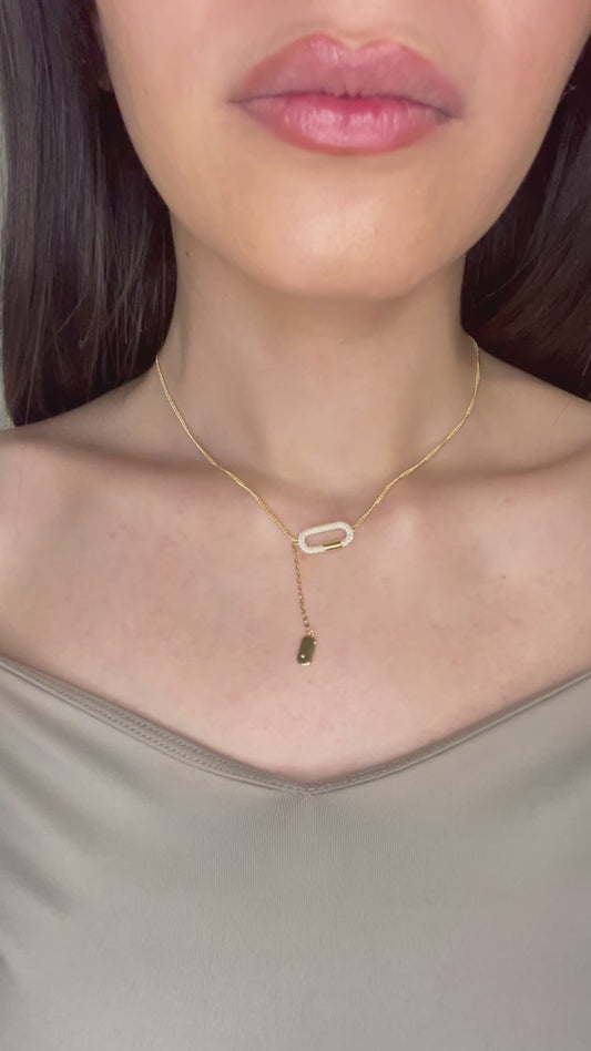 925 Sterling Silver Oval Necklace